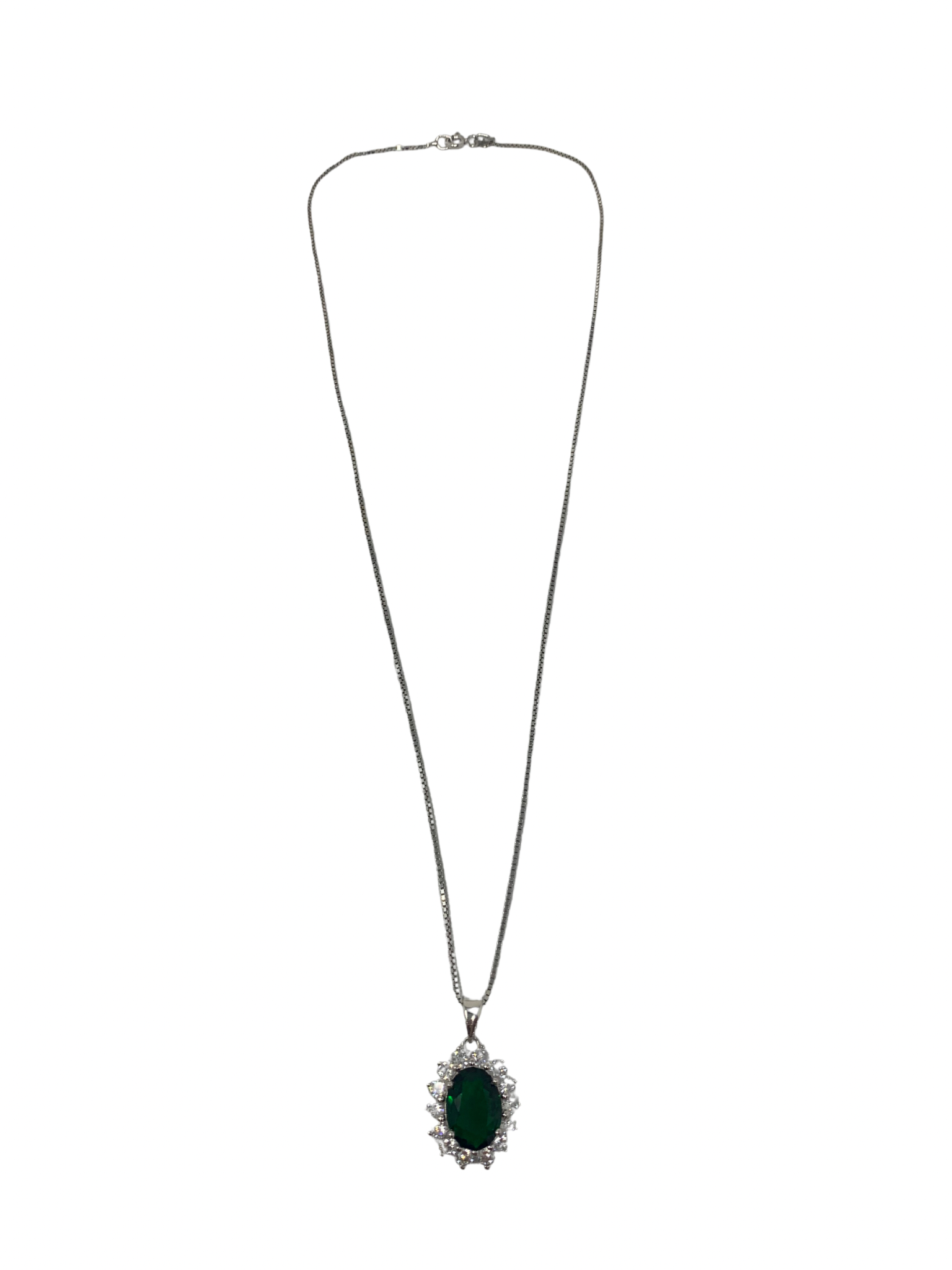 Emerald Green Gemstone Necklace