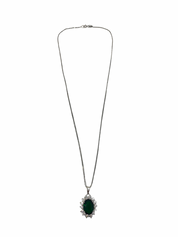 Emerald Green Gemstone Necklace