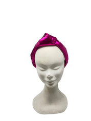 'Lila' Satin Headband Metallic Pink