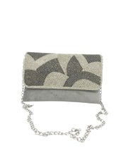 Silver Sequin Clutch