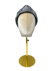 'Fiona' Irish Linen Headband Light Grey