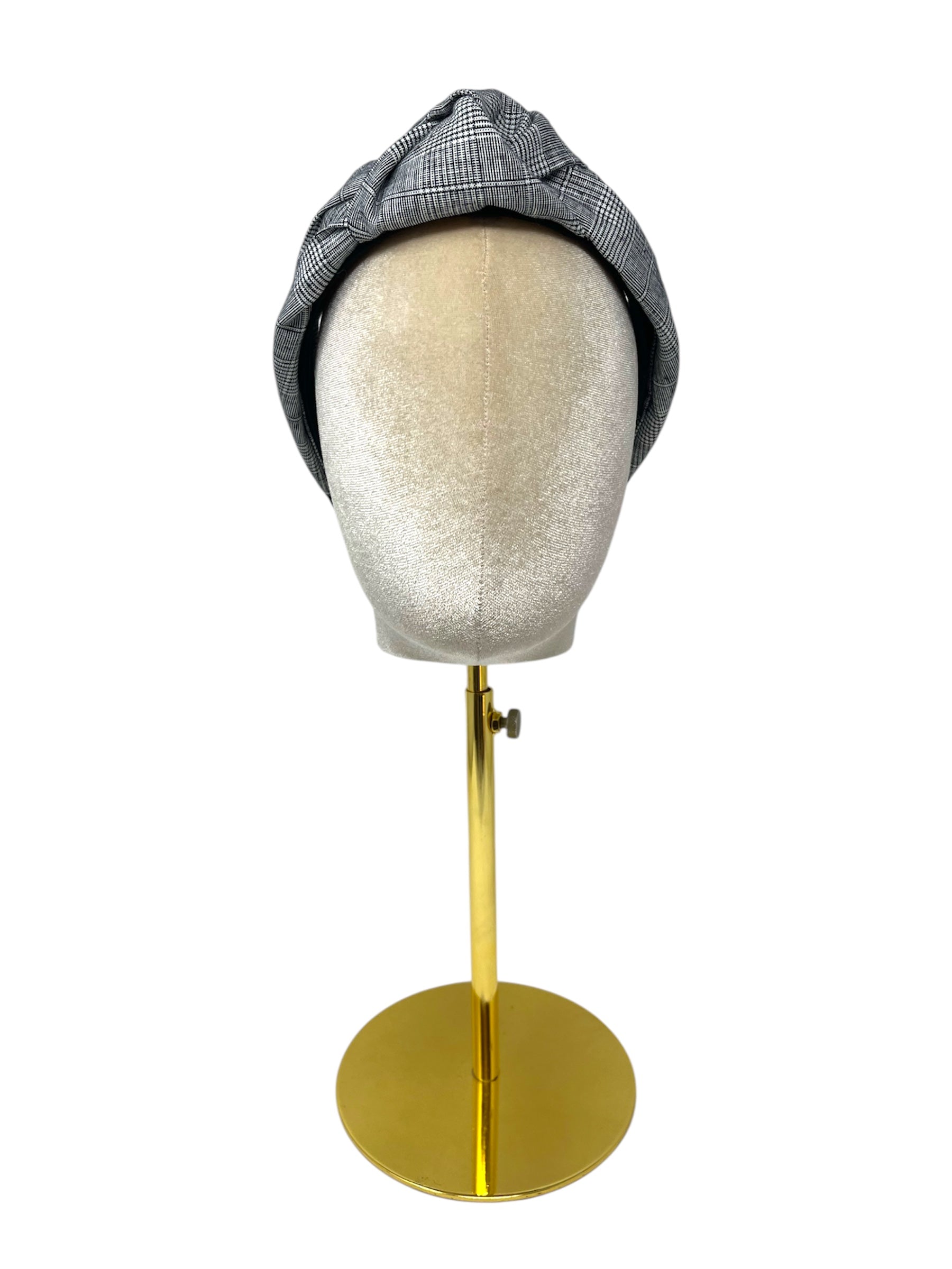 'Fiona' Irish Linen Headband Light Grey