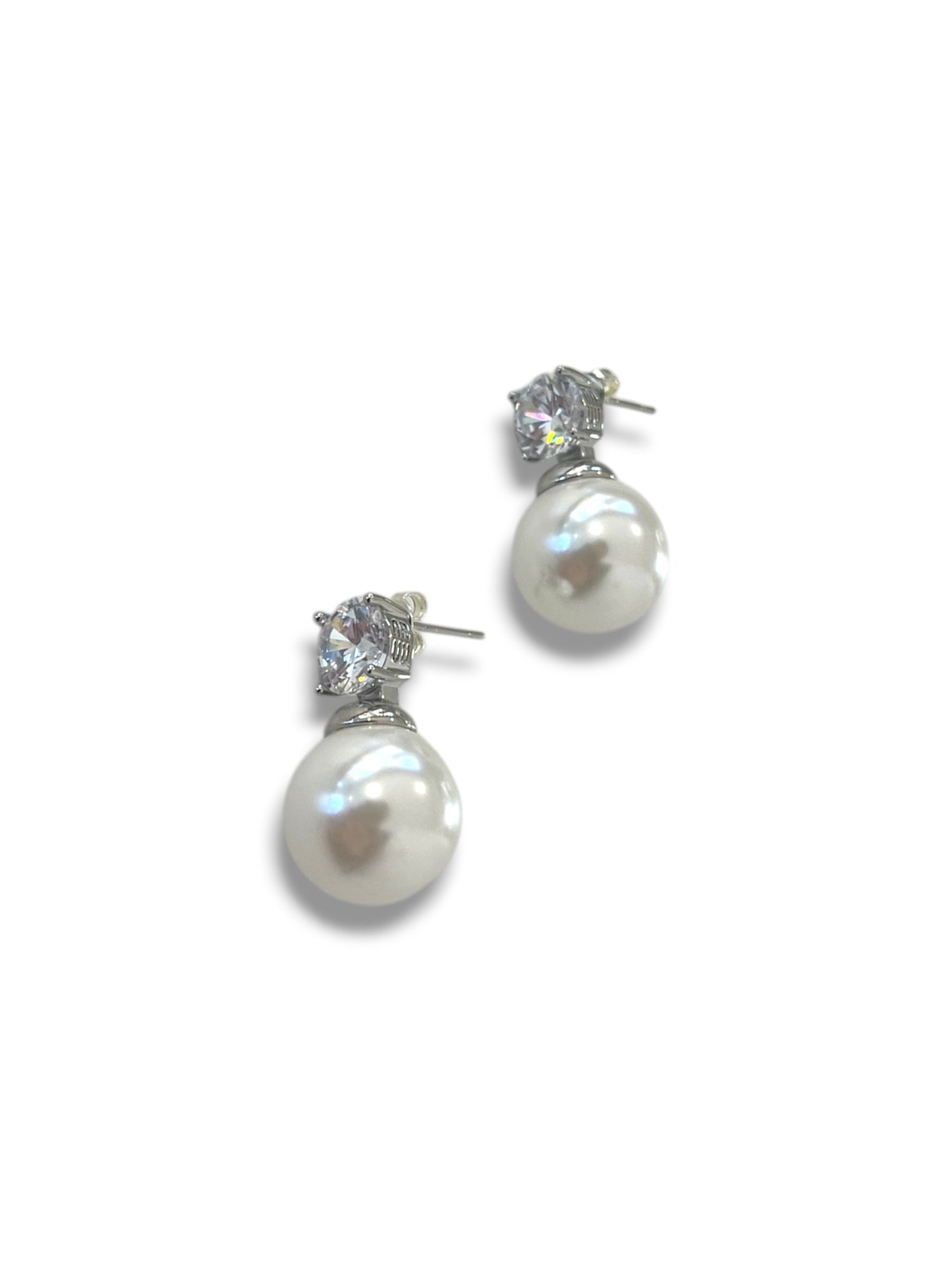 'Olivia' Pearl Stud Earrings