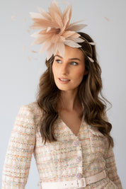 'Rhea' Headband Nude