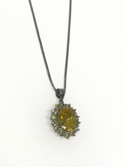 Canary Yellow & Lemon Gemstone Necklace