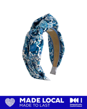 'Aoife' Blue Liberty Print Headband