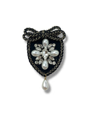 Baroque Pearl Drop Brooch