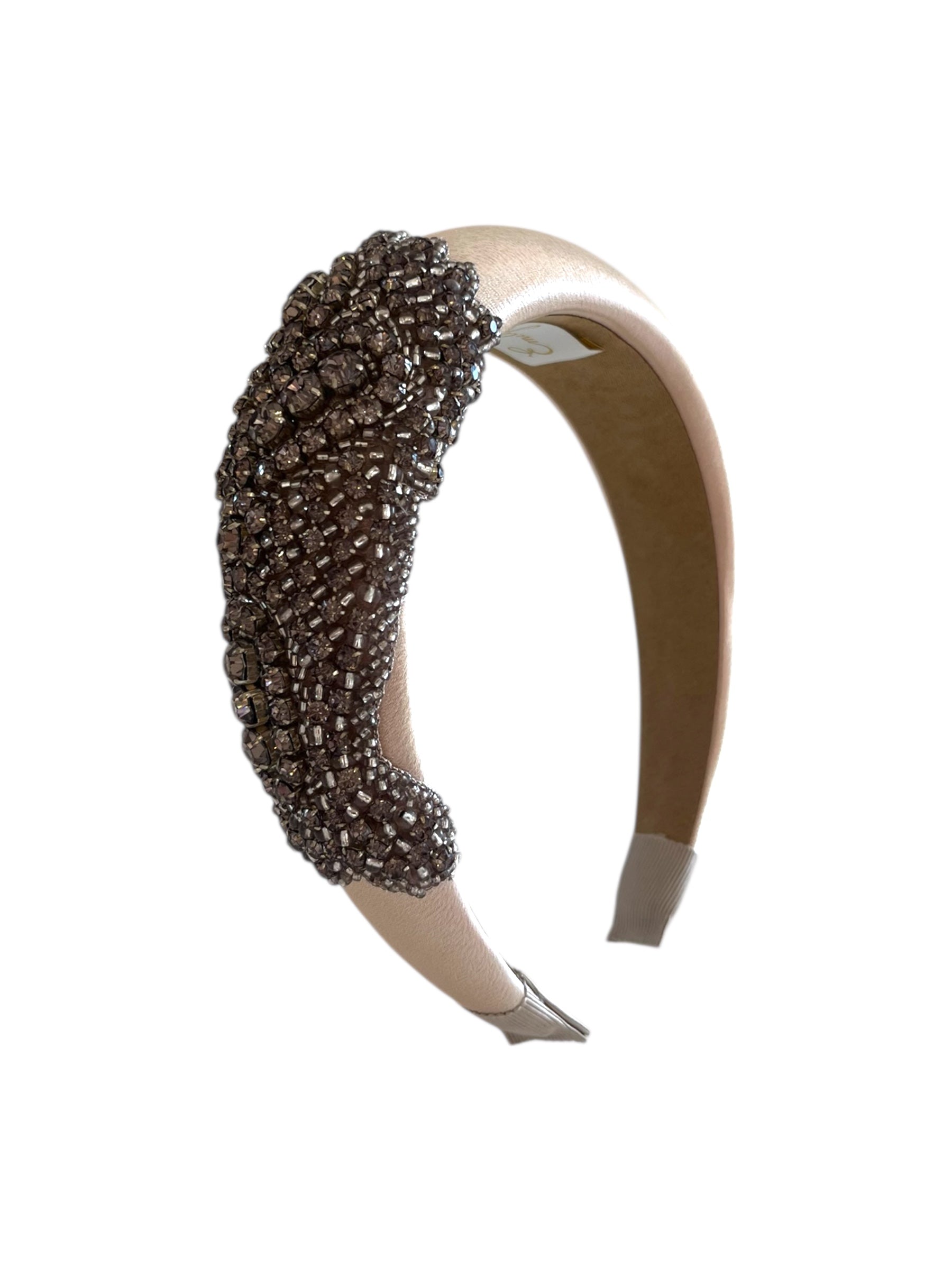 'Ellie' Satin Headband Light Gold