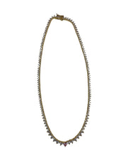 Heart Shaped Gemstone Chain