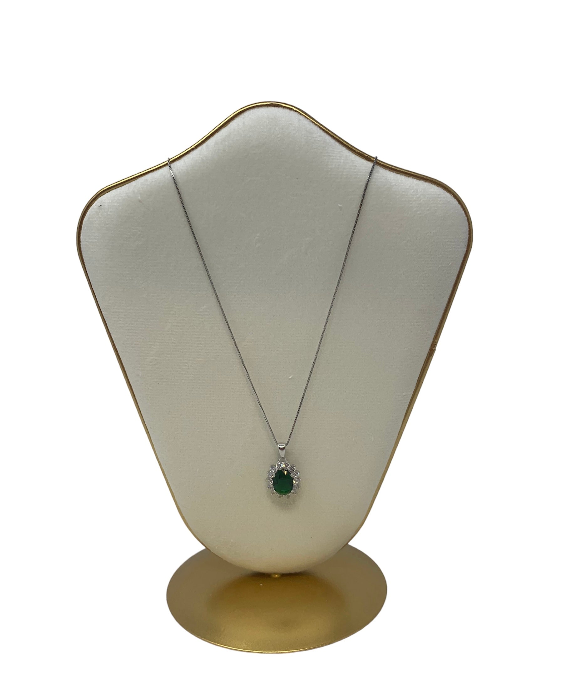 Emerald Green Gemstone Necklace