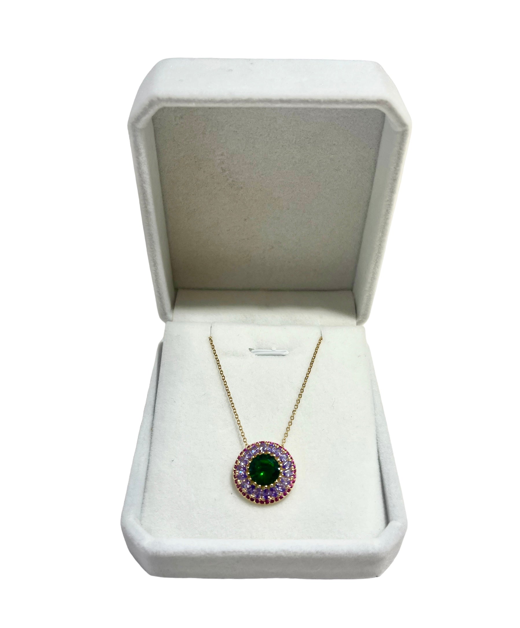 Green Gemstone Necklace