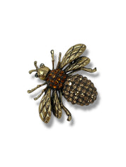 Topaz Beetle Brooch (Small)