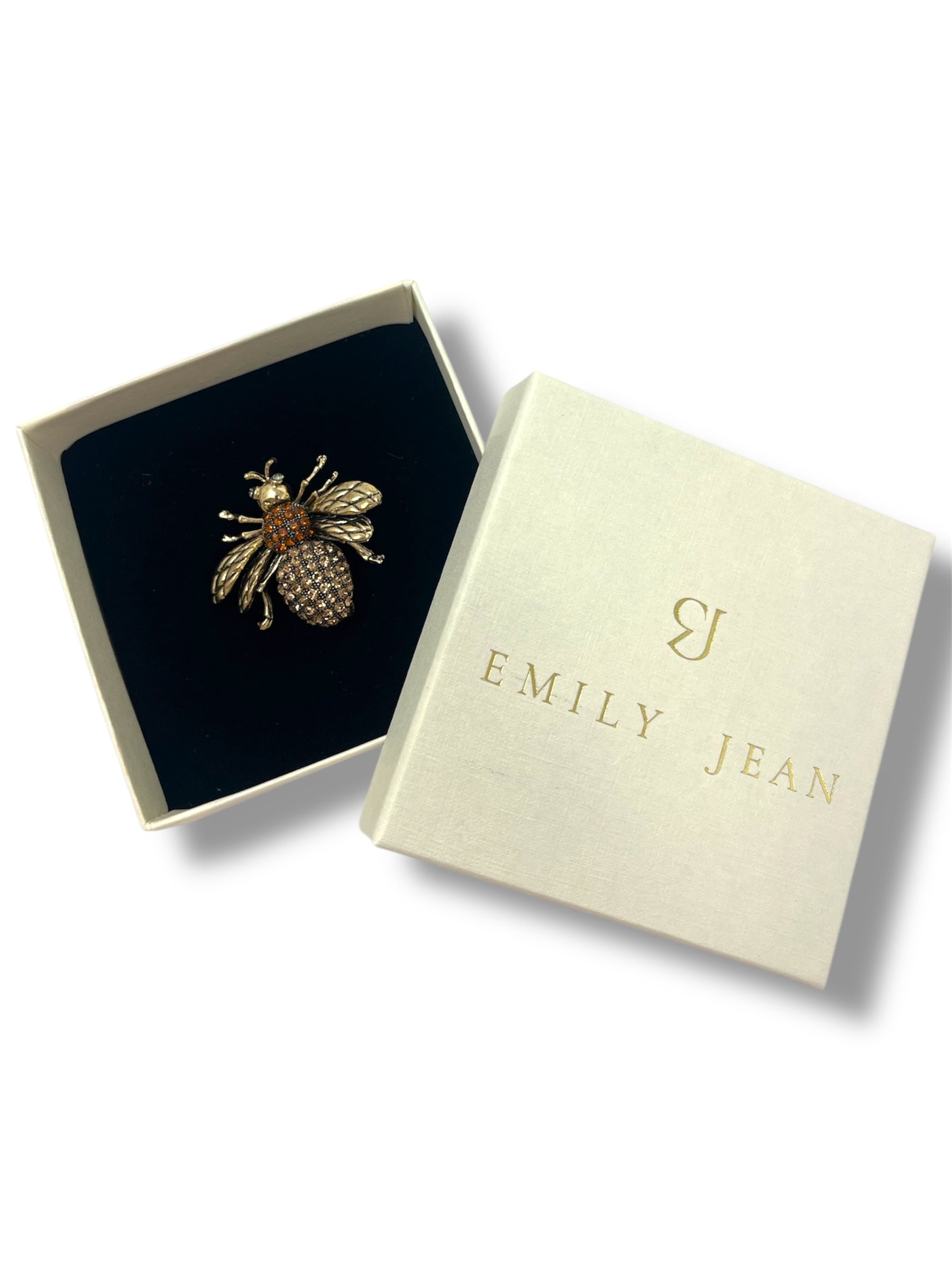 Topaz Beetle Brooch (Small)