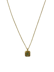 'Ellie' Emerald Green Pendant Necklace