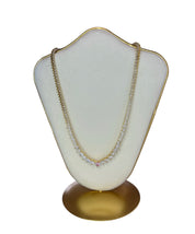 Heart Shaped Gemstone Chain