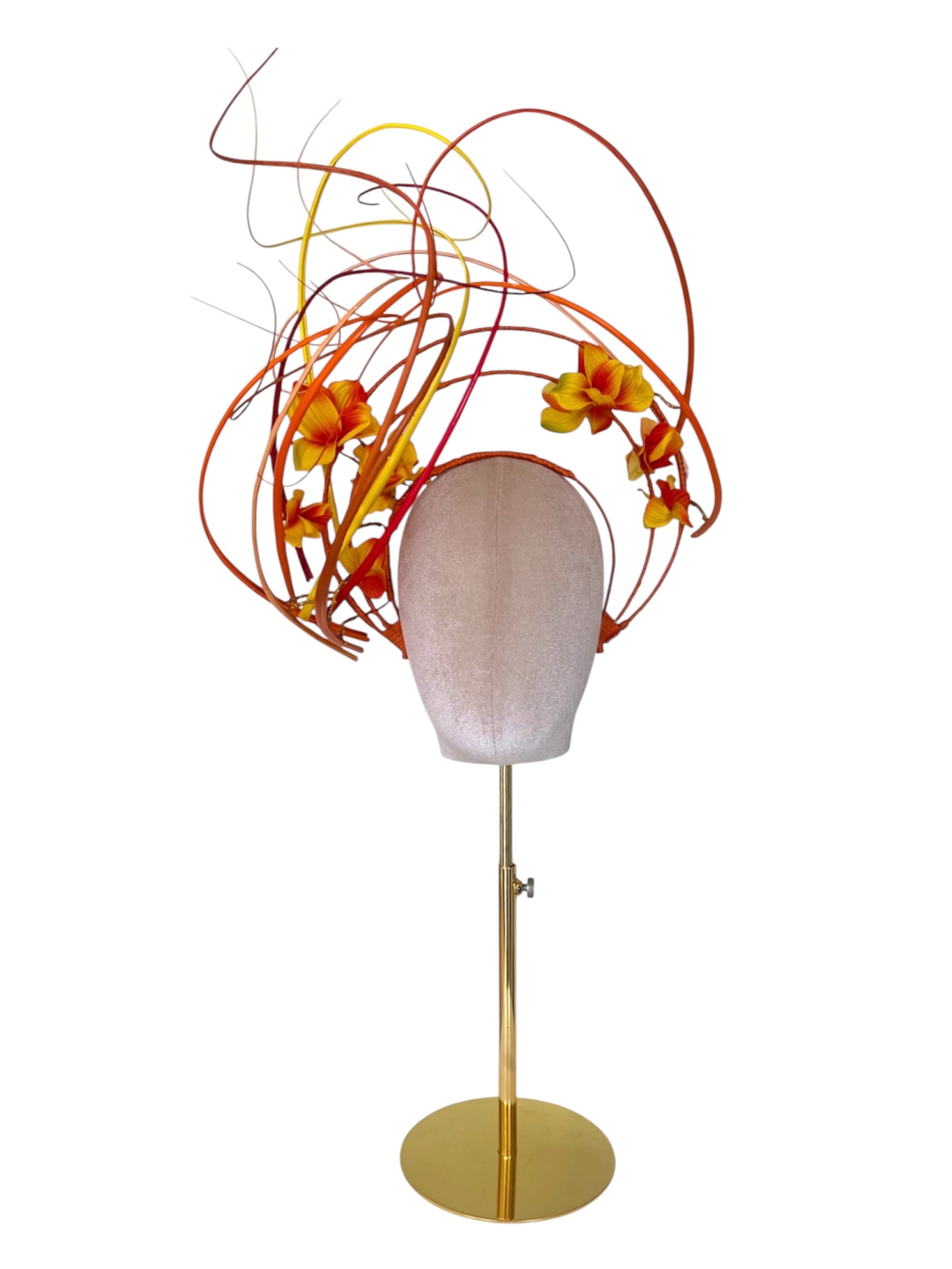 'Alure' Multicoloured Quill Headpiece