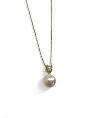'Charlotte' Gold Pearl necklace