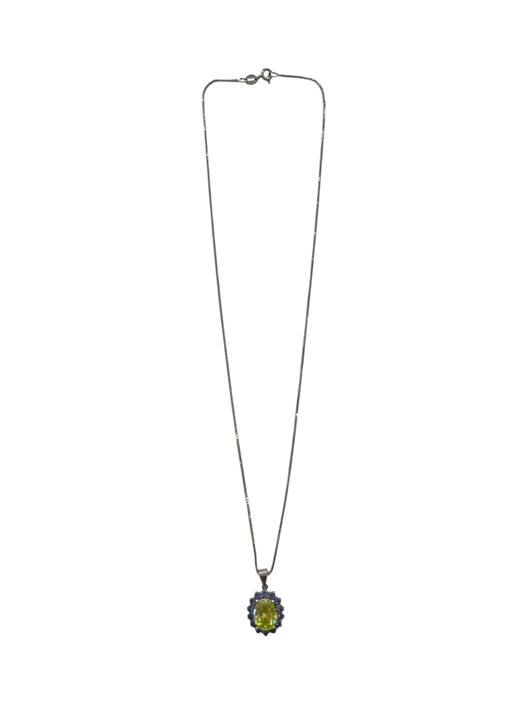 Canary Yellow Gemstone Necklace
