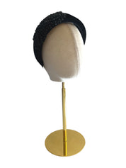 'Ellie' Velvet Headband Black