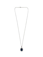 Sapphire Blue Gemstone Necklace