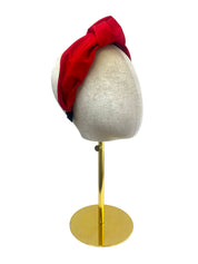 'Sophie' Matte/Satin Headband Red