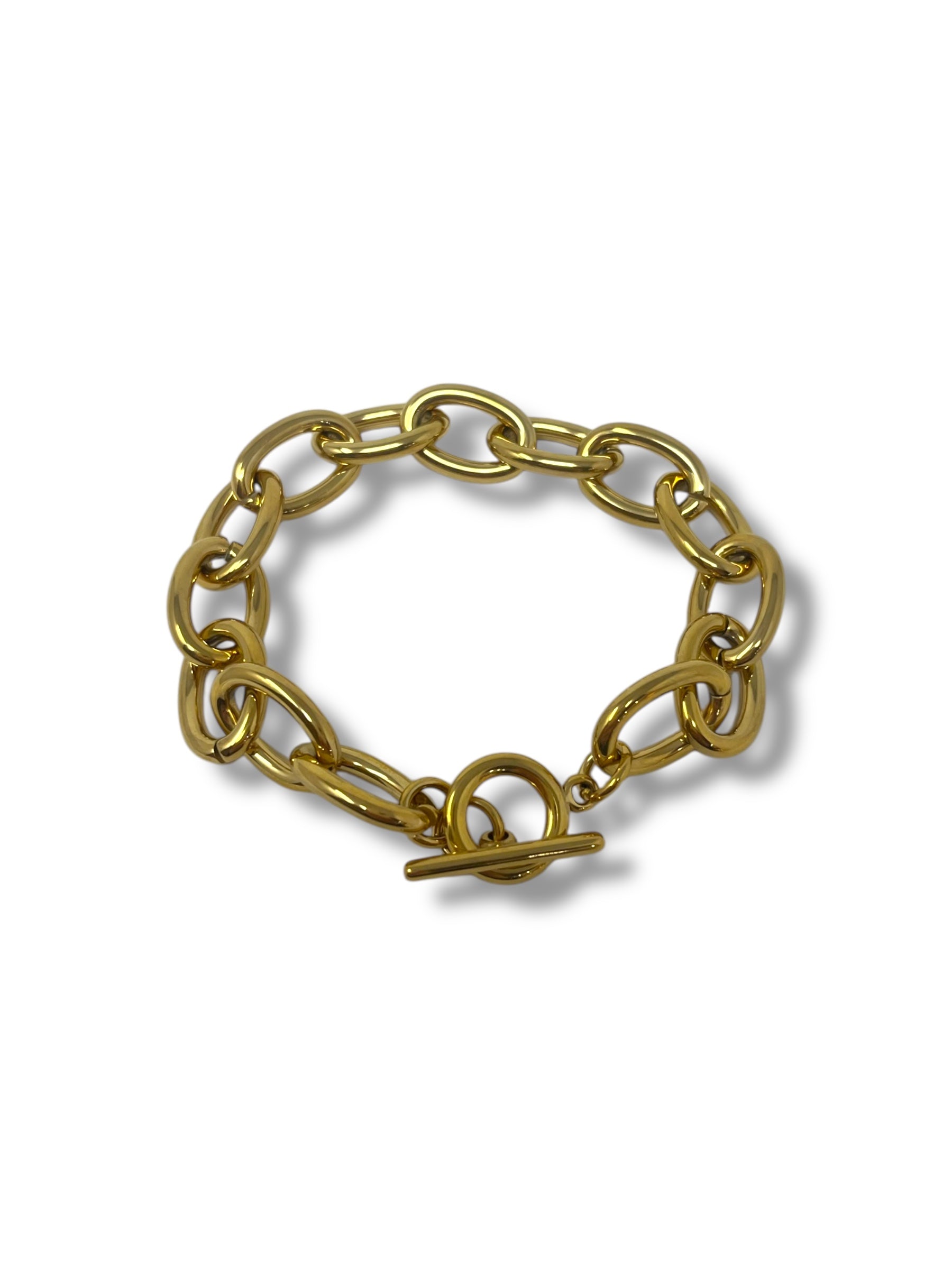 Gold T - Bar Bracelet