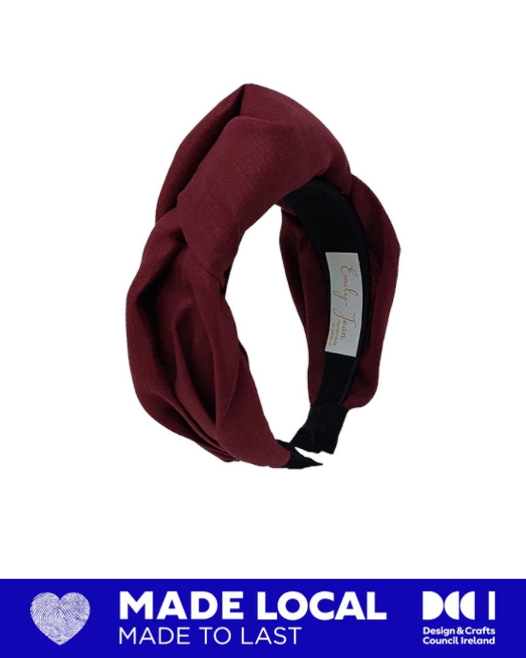 'Ciara' Headband Burgundy