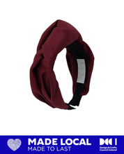 'Ciara' Headband Burgundy