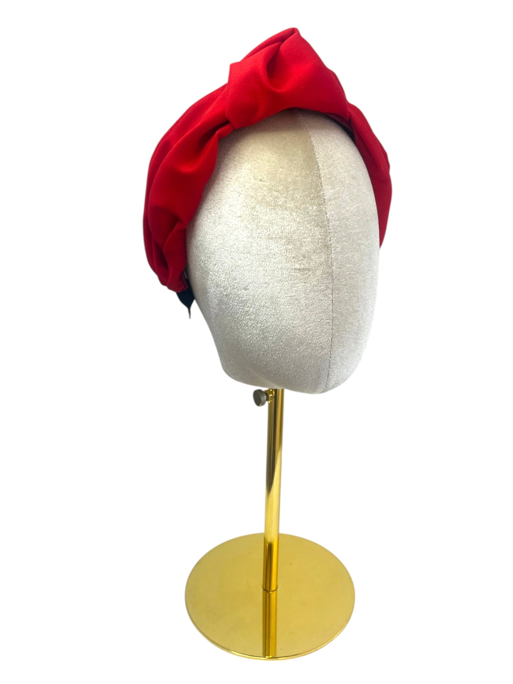 'Sophie' Matte/Satin Headband Red