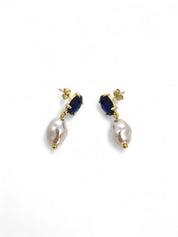 'Cassie' Navy Blue Earrings