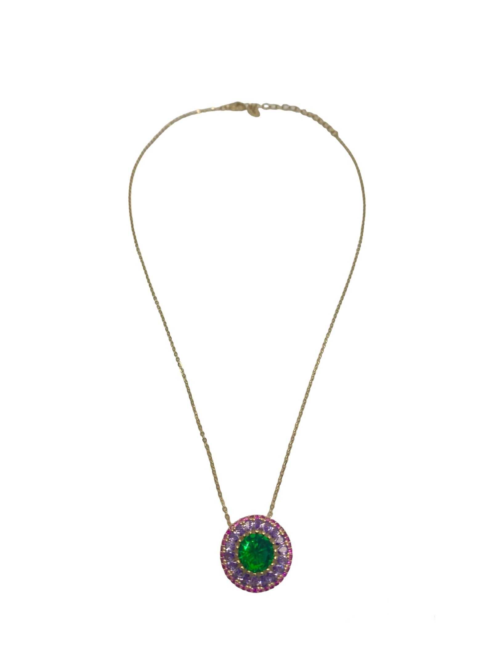 Green Gemstone Necklace