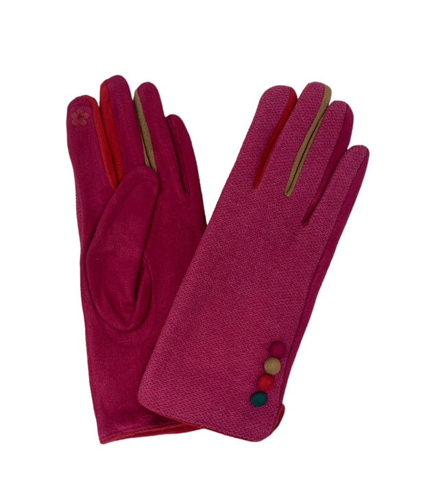 Fuchsia Pink Gloves
