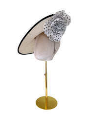 Black & White Polka Dot Hat