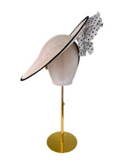 Black & White Polka Dot Hat