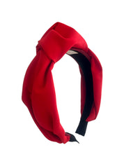 'Sophie' Matte/Satin Headband Red