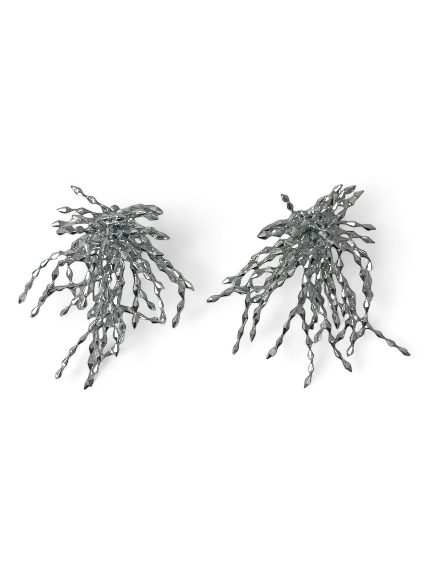 'Lexi' Silver Shimmer Earrings