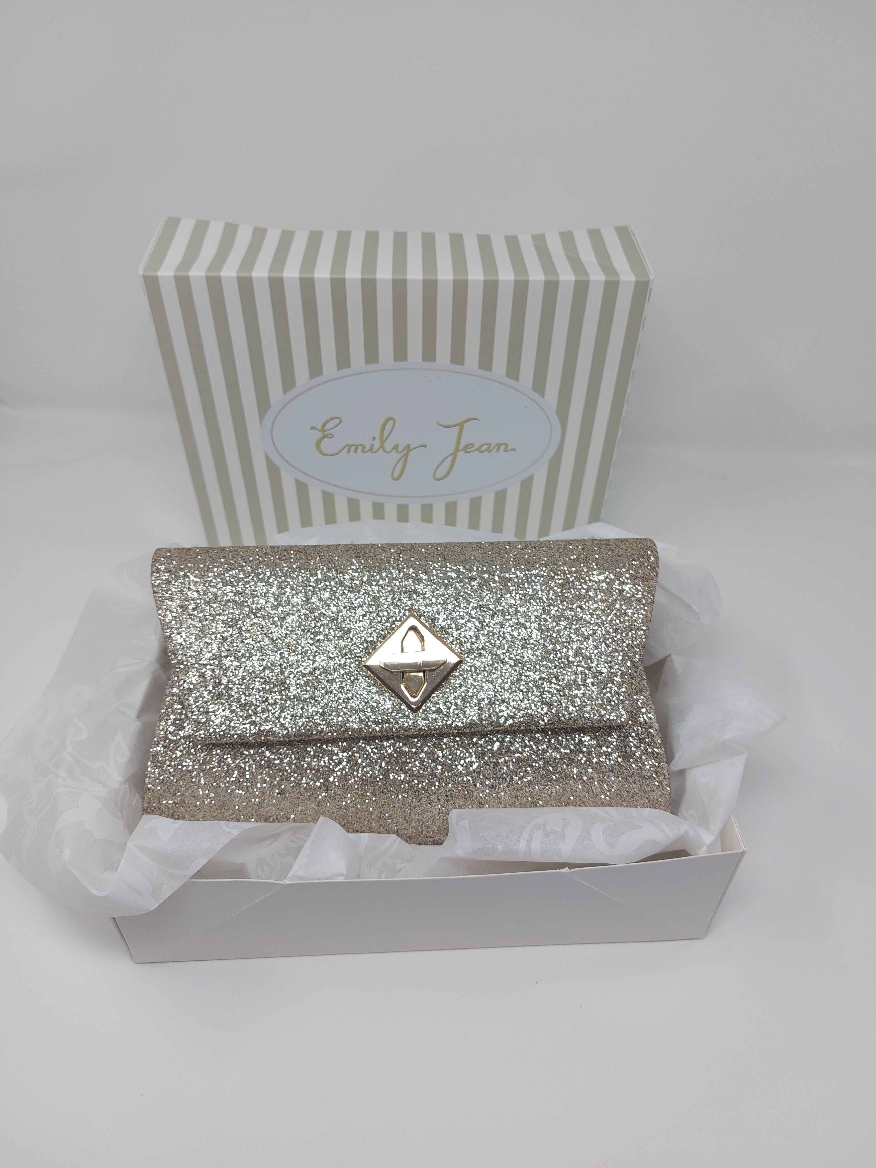 Champagne Shimmer Clutch