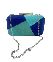 Blue Pattern Clutch