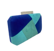 Blue Pattern Clutch