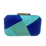 Blue Pattern Clutch