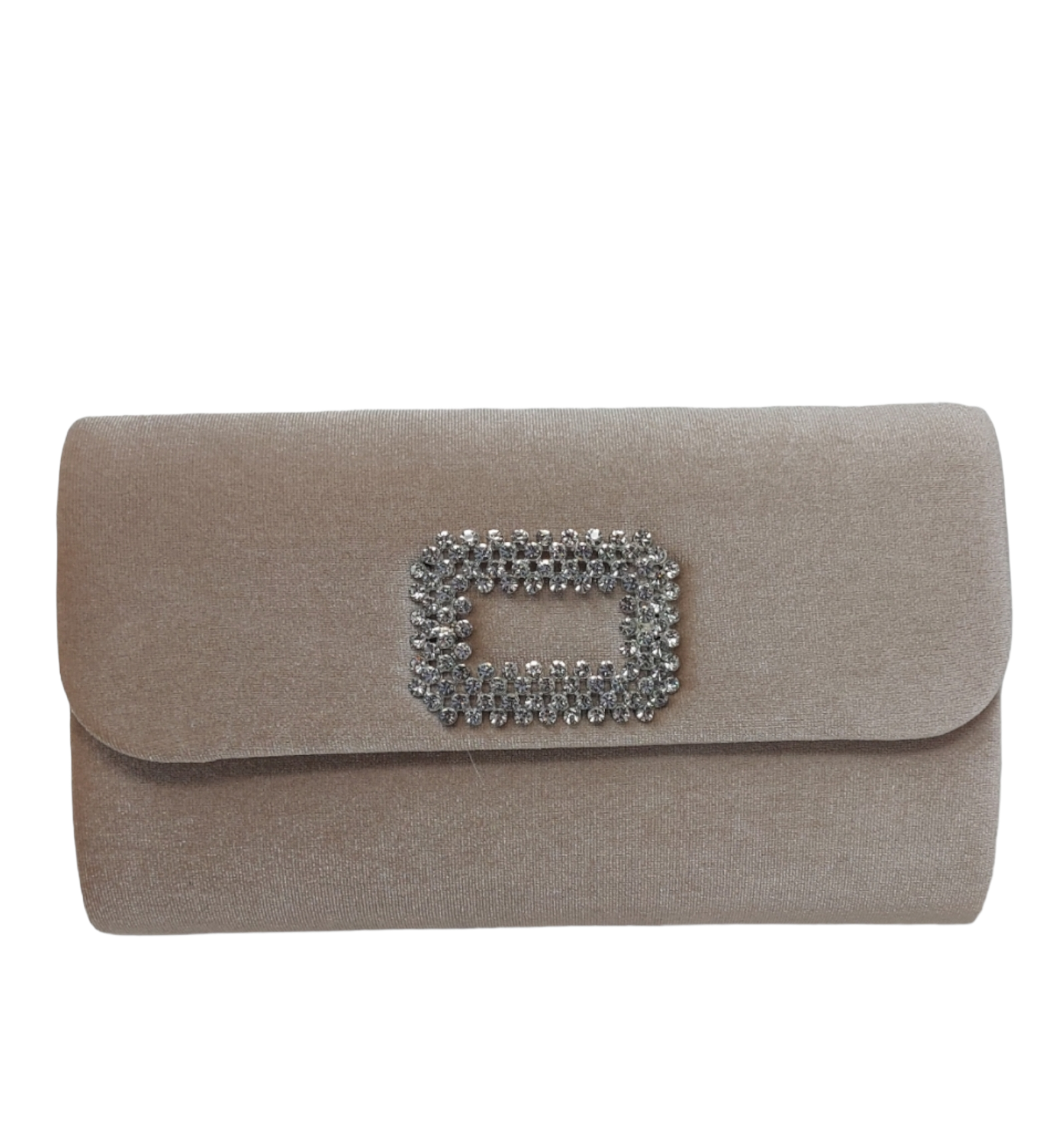 Champagne Velvet Clutch
