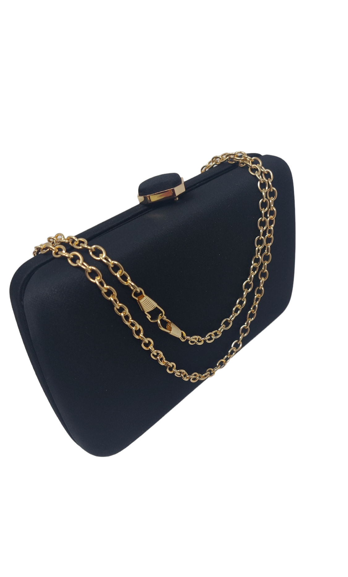 Black Satin Clutch