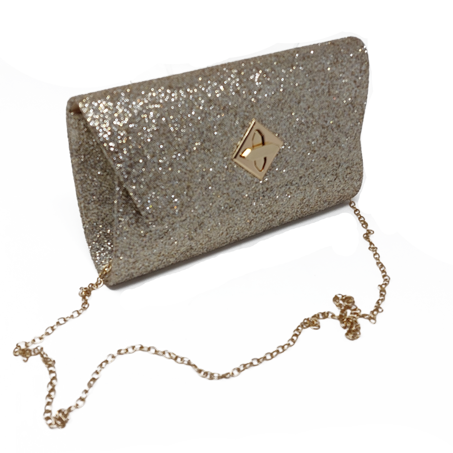 Champagne Shimmer Clutch