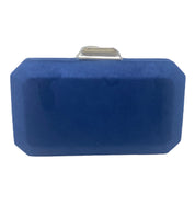 Navy Suede Clutch