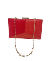 Red Geometric Clutch