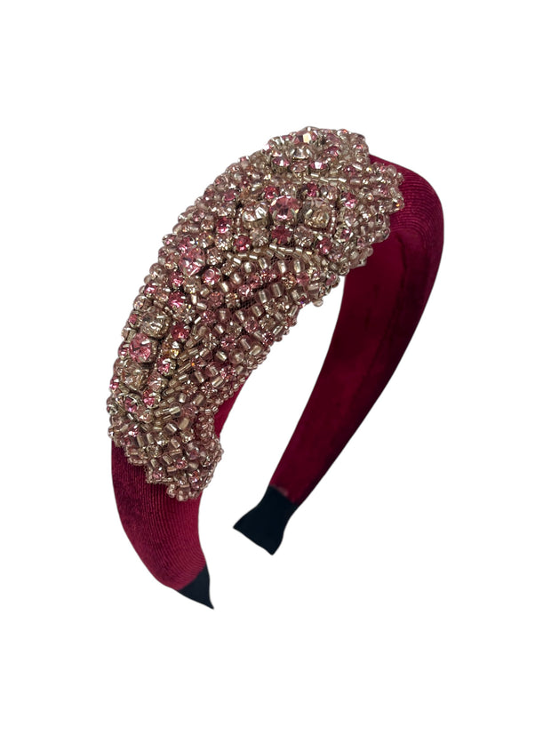 Alison Headband - Burgundy