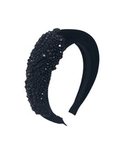 'Ellie' Velvet Headband Black