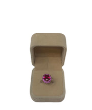 Fuchsia Pink Gemstone RIng