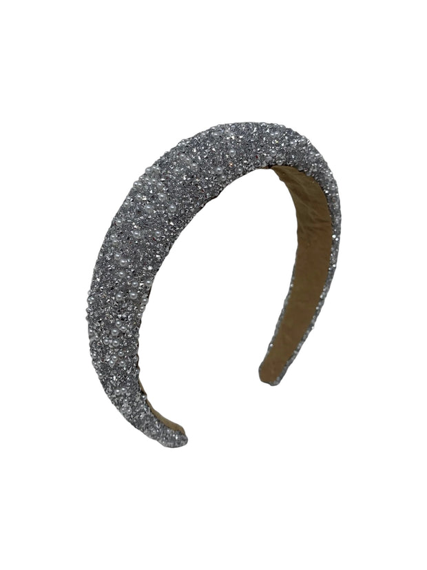 Glitter Headband Silver