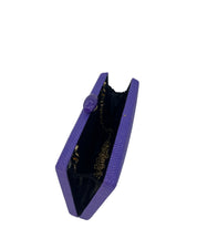 Purple Raffia Clutch